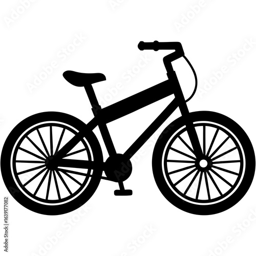 vintage bicycle vector illustration