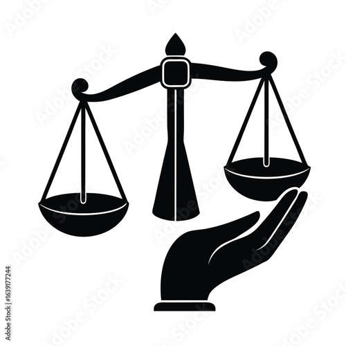 scales of justice vector
