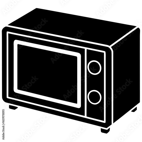 tv set isolated on white