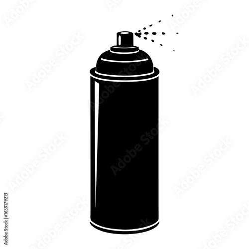 spray can isolated on white