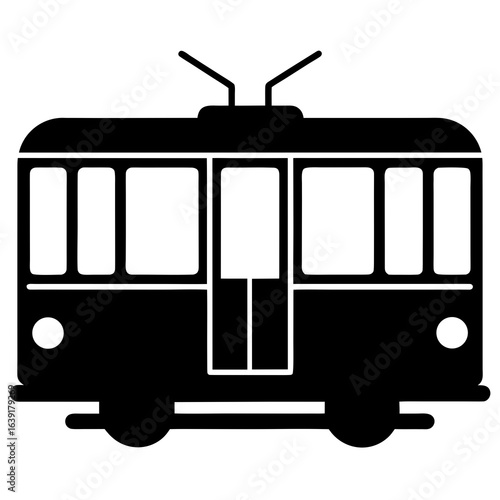 tram in the city