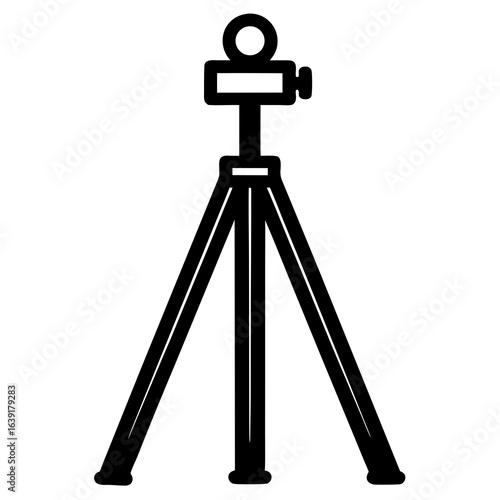 tripod on white background