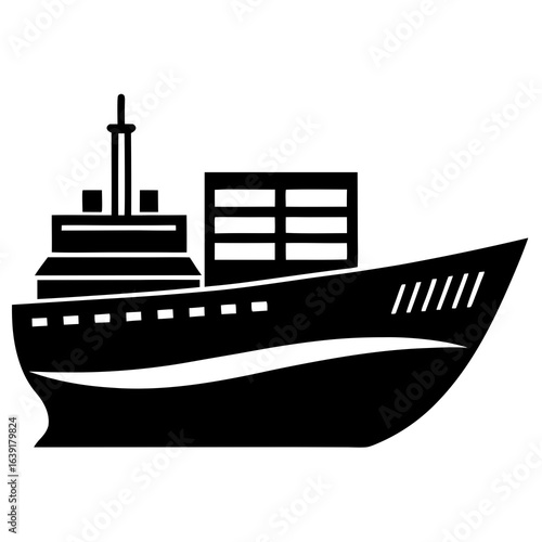 ship in the sea