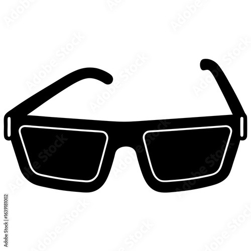 glasses isolated on white background