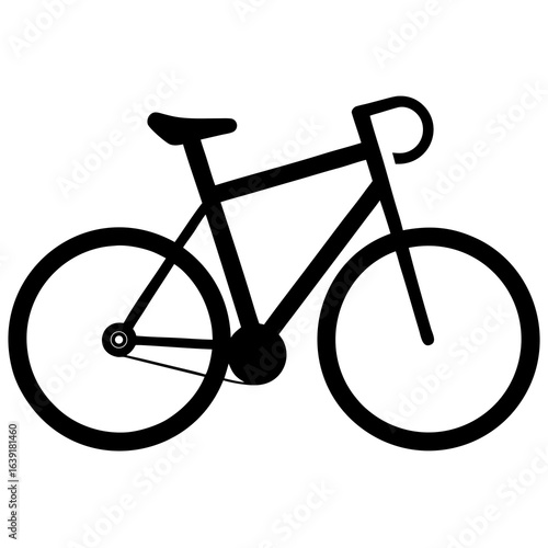 vintage bicycle vector illustration