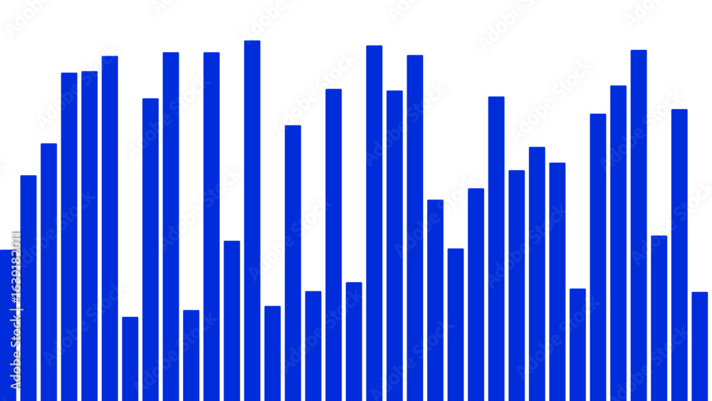 Blue bars chart diagram infographic presentation data analysis visualization statistic graph report information design Blue bars chart diagram infographic presentation data analysis visualization statistic graph report information design