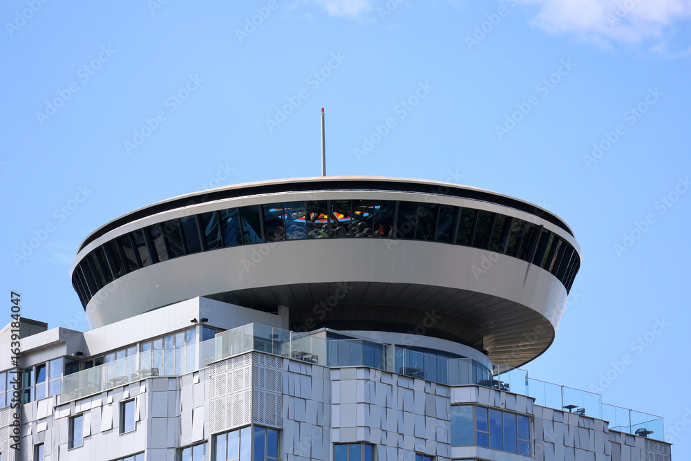 Obraz premium Sky Tower in the capital of Albania Tirana