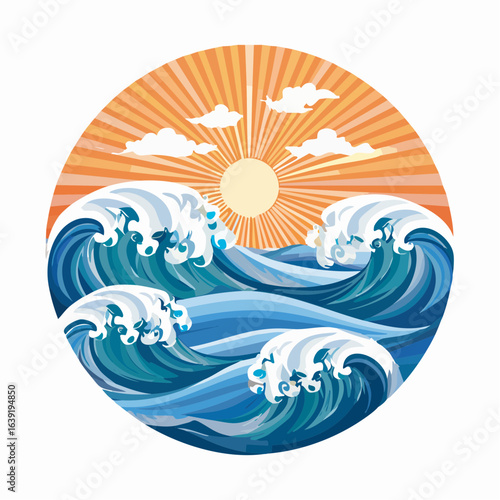 The seas are being parted