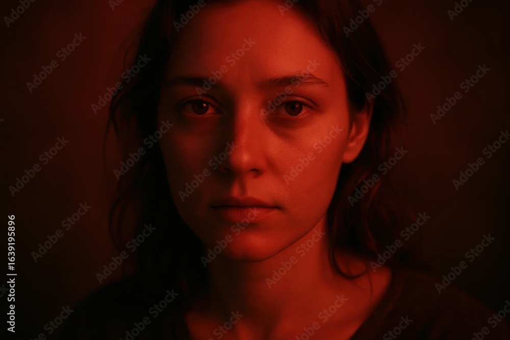Fototapeta premium A Study in Red Light Photography