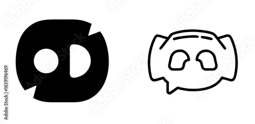 Discord Icon with Game Controller and Chat Bubble Symbol Representing Online Communication