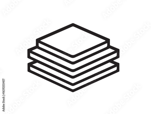 Modern platform shoes icon in clean vector drawing