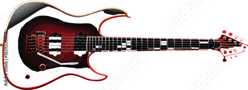 Electric guitar illustration