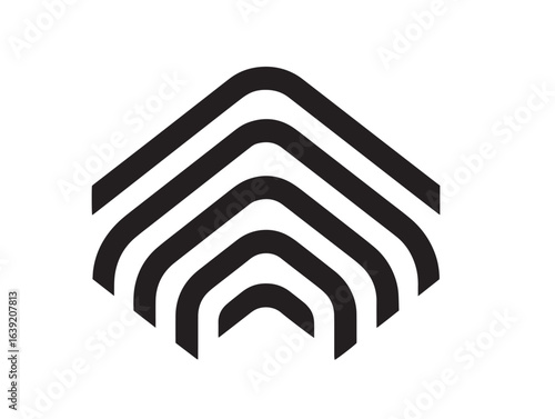Minimal rayon fabric illustration in elegant vector lines