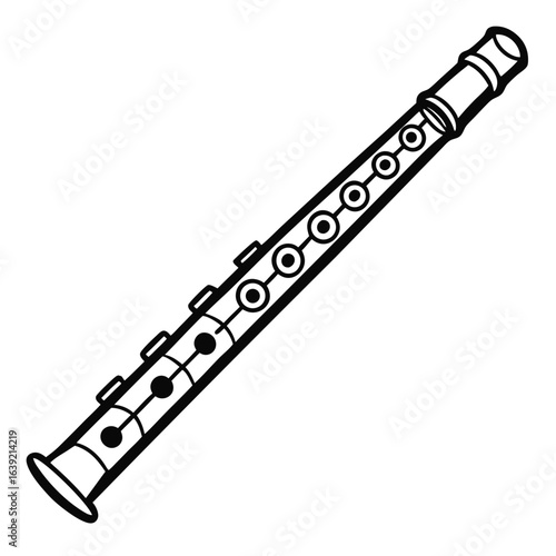 Musical Instrument Illustration Medieval Era Shawm Wind Instrument Renaissance Era Instrument Woodwind Family Instrument Historical Woodwind Instrument Medieval Woodwind Instrument