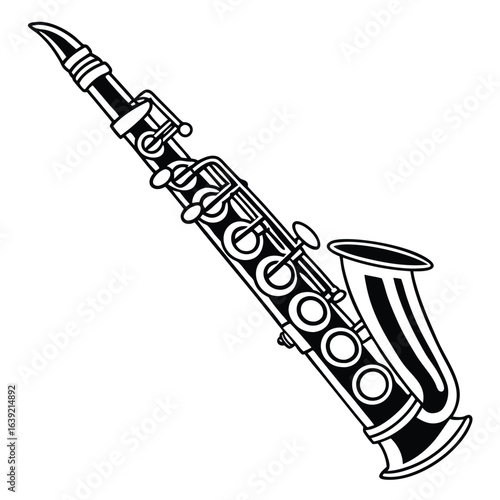 Musical Instrument Illustration Medieval Era Shawm Wind Instrument Renaissance Era Instrument Woodwind Family Instrument Historical Woodwind Instrument Medieval Woodwind Instrument