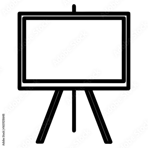 blank tv screen