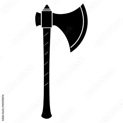 axe isolated on white background