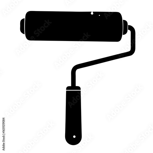 paint roller vector illustration