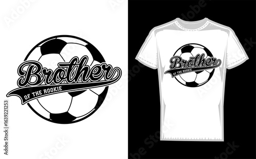 Powerful Rookie Silhouette Brotherly Bond in Striking Vector Design Silhouette