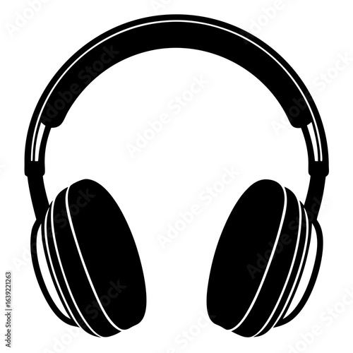 headphones isolated on white background