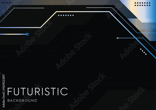 Futuristic New Circuit Flowing Background-Nebryx