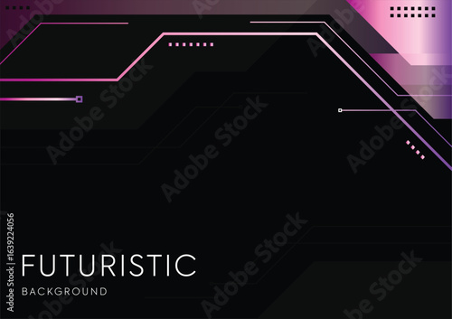 Futuristic New Circuit Flowing Background-Solvion