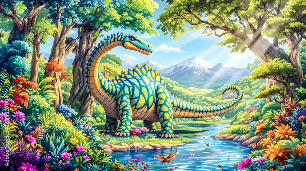 Obraz premium Diplodocus dinosaur.jpg