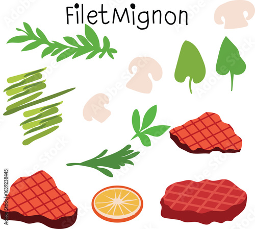 filet mignon pattern set