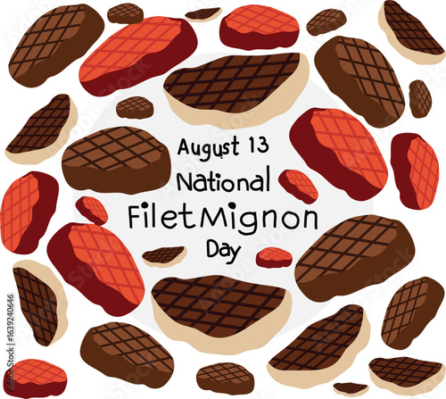 national filet mignon day is celebrated every year on 13 August.
