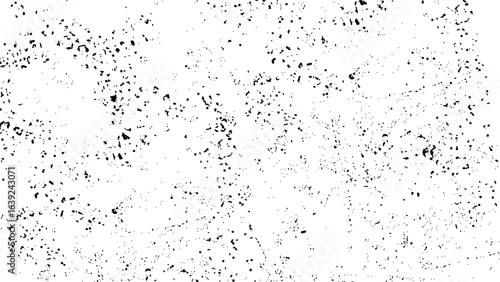 Abstract black and white mottle background elements of graphic design, Grunge background. noise, dots and grit Overlay.