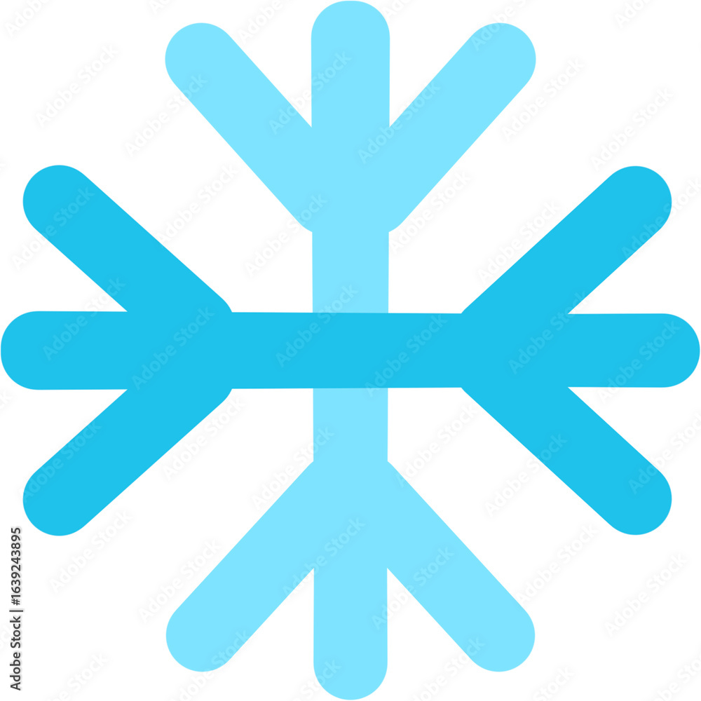 Obraz premium 냉동보관 스티커 얼음