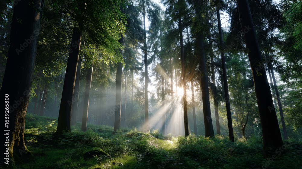 Obraz premium Planet Earth with clean air and nature relying on renewable resources. Ecological concept of alternative sustainable energy for an ecologically clean planet. Concept of ecology and environmental
