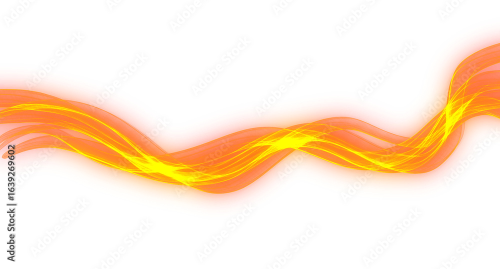 Naklejka premium Futuristic Plasma Stream Curved Effect