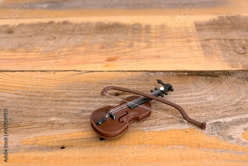old book and violin