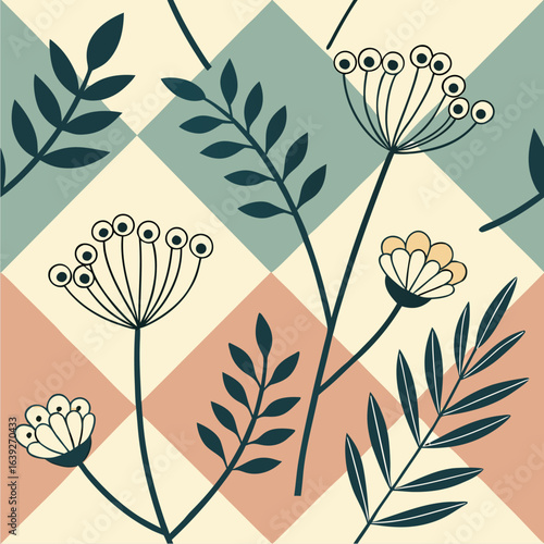 Minimalist yet colorful arrangement