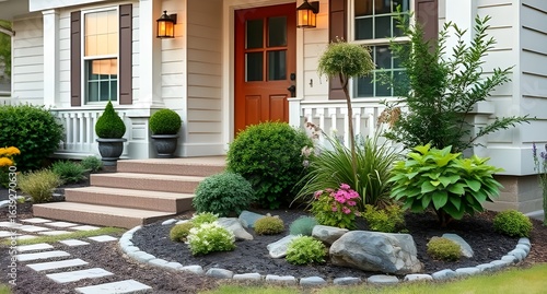 Wallpaper Mural modern mini decoration garden in front yard of house Torontodigital.ca