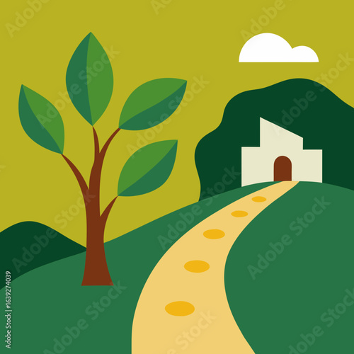 house on a hill