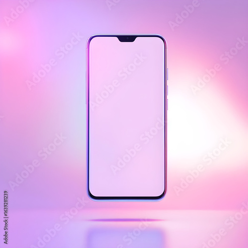 Free Download smartphone with blank screen  on white background isolated on PNG  - GFXLoad