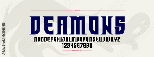 Classic serif vintage vecto...