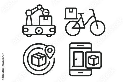 Delivery services are revolutionized by technology, enhancing efficiency and customer satisfaction in urban areas