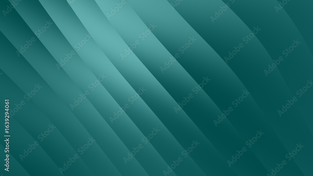 Obraz premium Abstract Teal Wavy Gradient Background for Presentations or Design