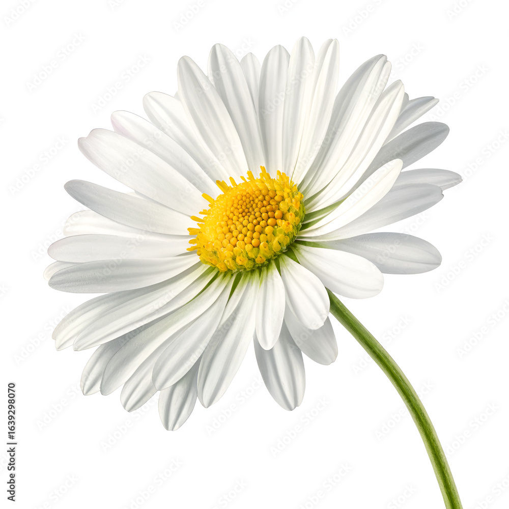 Naklejka premium daisy isolated on white background