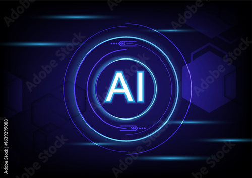 ai technology Interface Background