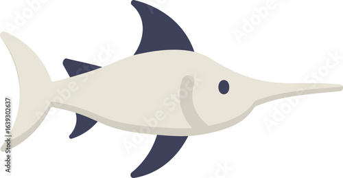 Swordfish Flat Icon