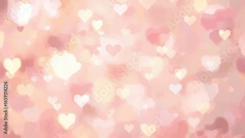 Romantic blurred light backdrop