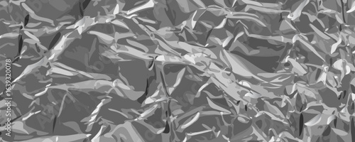Aluminum Foil Texture Background, Wrinkled Aluminium Paper Pattern