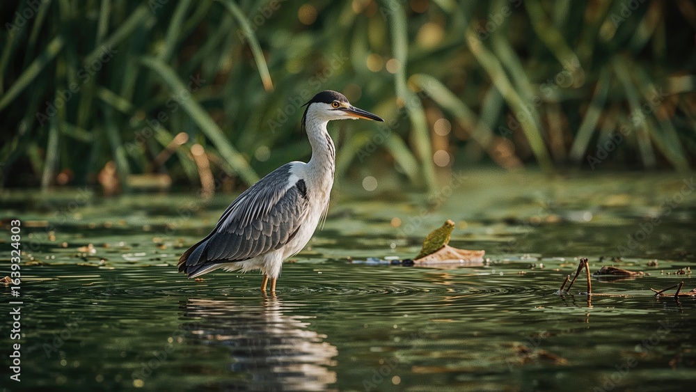 Naklejka premium Night Heron Chick