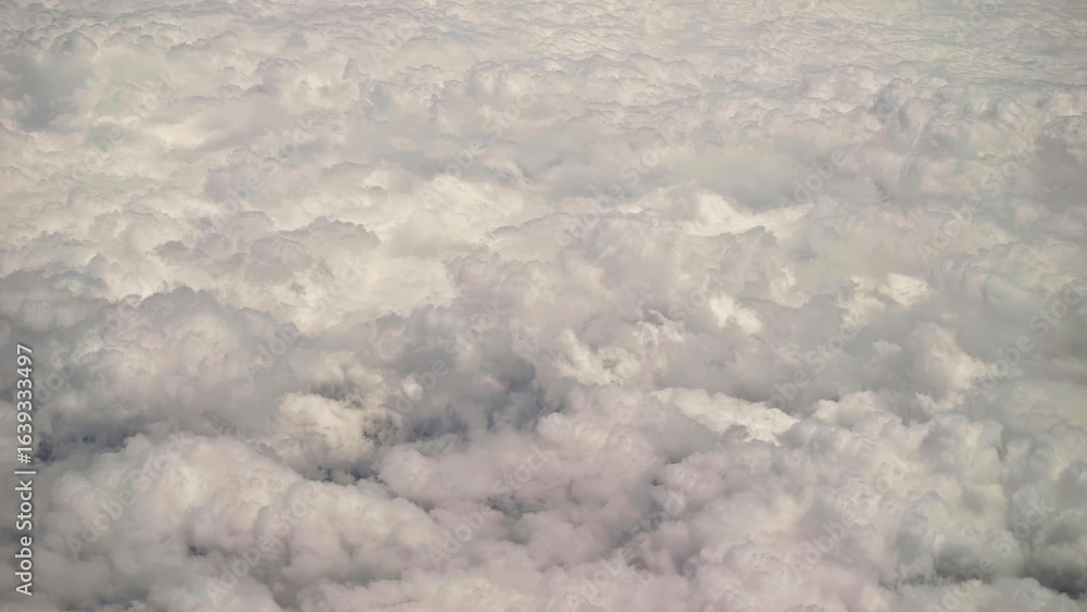 Fototapeta premium Natural cloudscape at high flight altitude