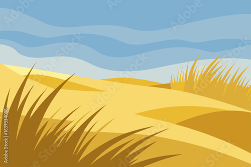 sand dunes in the desert