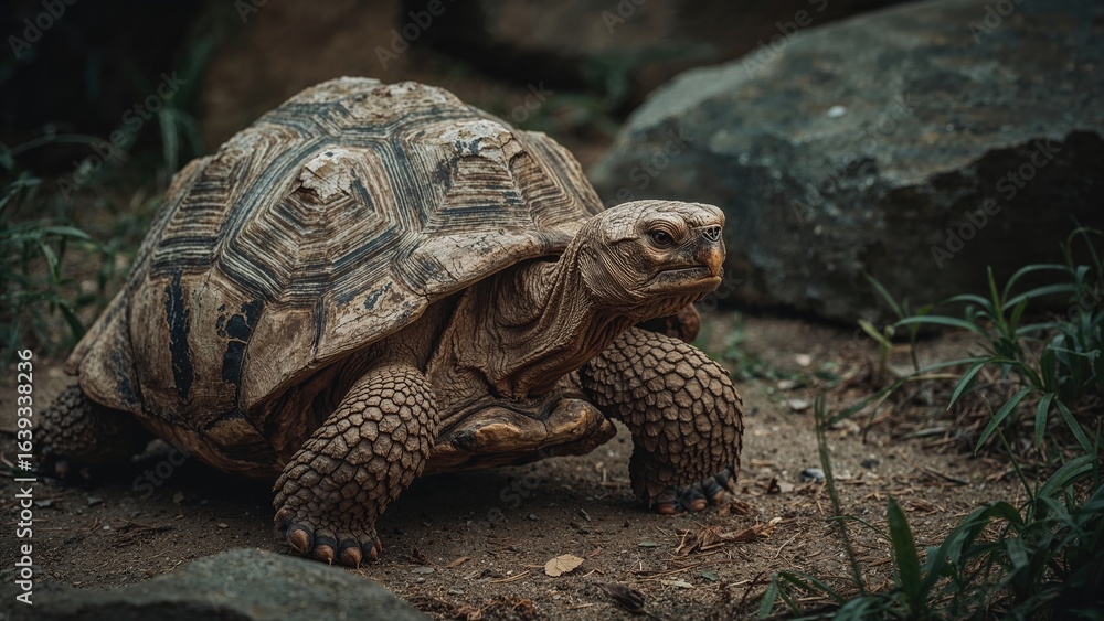 Fototapeta premium Aged Hardy Tortoises